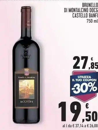 Conad Superstore Banfi Brunello Di Montalcinò Docg Castello offerta
