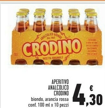 Conad Superstore Campari Aperitivo Analcolico Crodino offerta