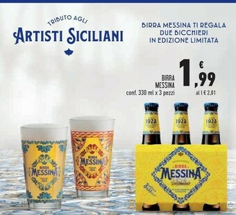 Conad Superstore Messina Birra 330 G(ml) offerta