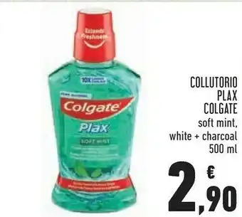 Conad Colgate Collutorio Plax Soft Mint, White + Charcoal offerta