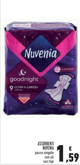 Conad Superstore Nuvenia Assorbenti offerta