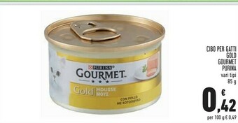 Conad Superstore Purina Cibo Per Gatti Gold Gourmet offerta
