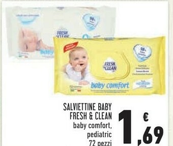 Conad Fresh & Clean Salviettine Baby Comfort offerta