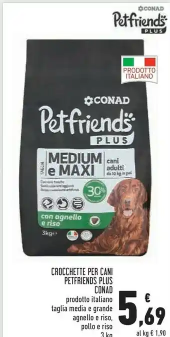 Conad Superstore Crocchette Per Cani offerta