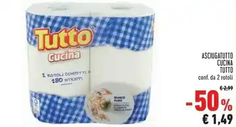 Conad Superstore Tutto Asciugatutto Cucina 2 Rotoli offerta