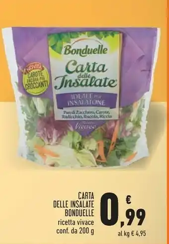 Conad Superstore Bonduelle Carta Delle Insalata offerta