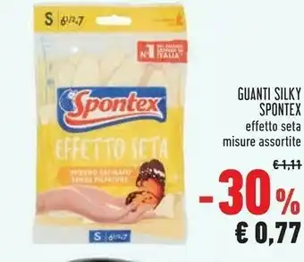 Conad Superstore Spontex Guanti Silky Effetto Seta offerta