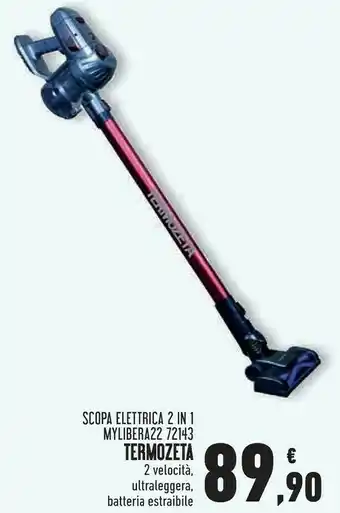 Termozeta Scopa Elettrica 2 In 1 Mylibera22 72143