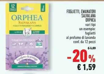 Orphea Foglietti Al Profumo Di Lavanda