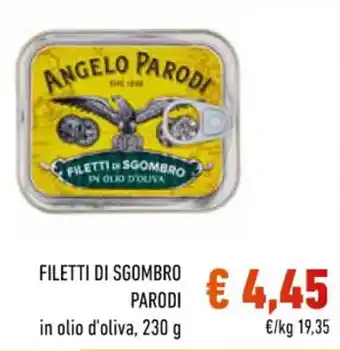 Conad FILETTI DI SGOMBRO PARODI in olio d'oliva, 230 g offerta