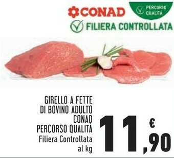 Conad Conad Girello A Fette Di Bovino Adulto Percorso Qualità offerta