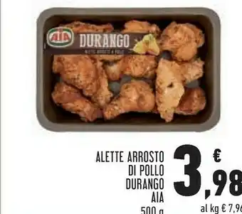 Conad Aia Alette Arrosto Di Pollo Durango 500 G offerta