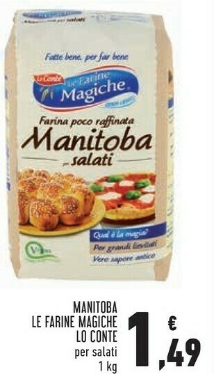 Conad Lo Conte - Le Farine Magiche Manitoba 1000 G(ml) offerta