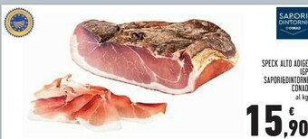 Conad Conad Sapori & Dintorni Speck Alto Adige IGP offerta