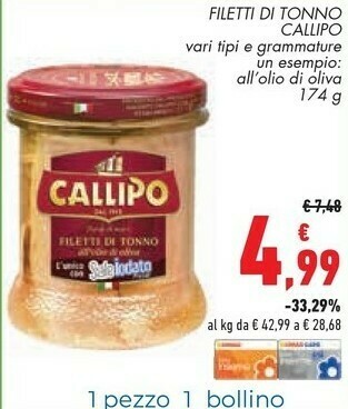 Callipo Filetti Di Tonno