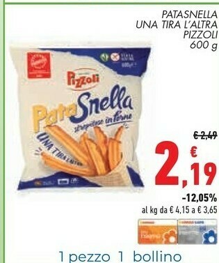 Conad Superstore Pizzoli Patatine offerta