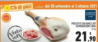 Conad Sapori & Dintorni Prosciutto San Daniele DOP