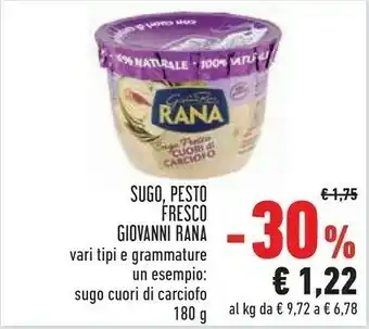 Conad Rana Sugo Cuori Di Carciofo offerta