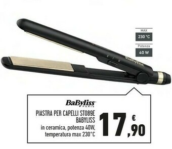 Conad Superstore Babyliss Piastra per capelli offerta