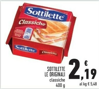 Conad Sottilette Le Originali Classiche offerta