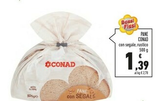 Conad Superstore Pane di segale offerta