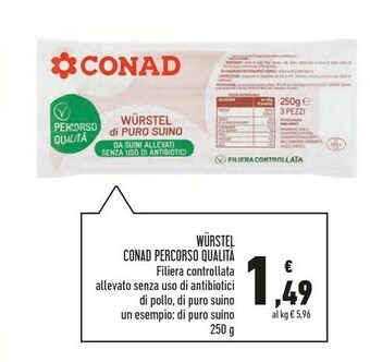 Conad Superstore Wurstel offerta
