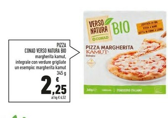 Conad Superstore Natura bio Pizza surgelata offerta