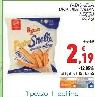 Conad Pizzoli Patasnella Una Tira L' Atra offerta