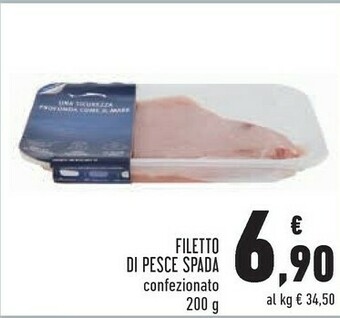Conad Filetto Di Pesce Spada offerta