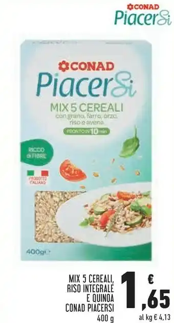 Conad Conad Piacersi Mix 5 Cereali offerta