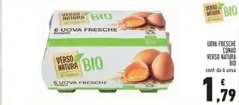 Conad Conad Uova Fresche Fresche Verso Natura Bio offerta