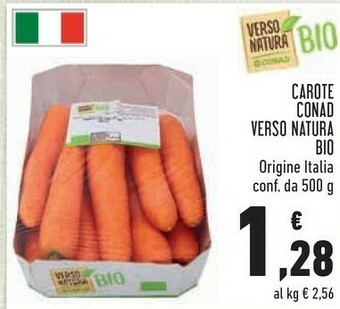 Conad Conad - Carote Verso Natura Bio 500 g(ml) offerta
