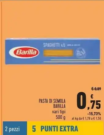 Conad Barilla Spaghetti Tagliati 500 G(ml) offerta