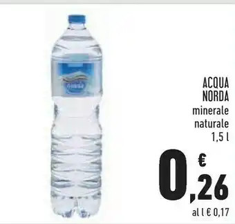 Conad Norda Acqua Minerale Naturale offerta