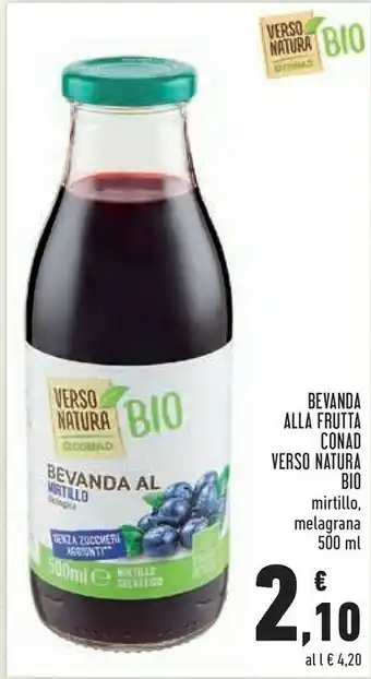 Conad City Conad Bevanda Alla Frutta Verso Natura Bio offerta