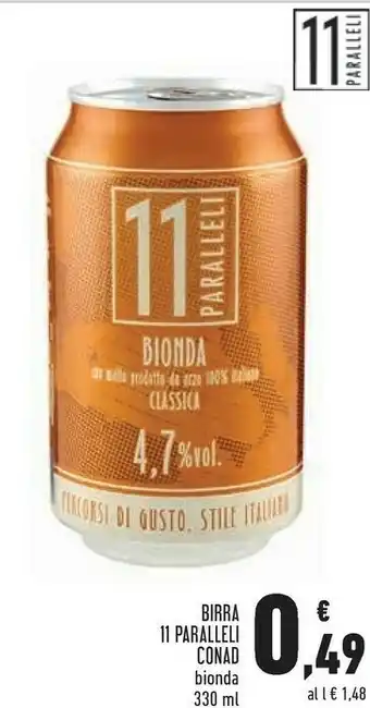 Conad City Conad 11 Paralleli Birra offerta