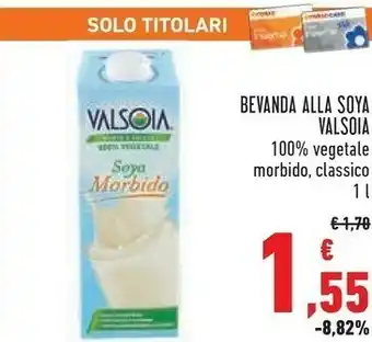 Conad Valsoia Soya Gusto Morbido offerta