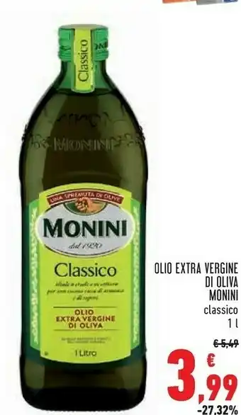 Conad Monini Monini - Olio Extra Vergine di Oliva 1000 g(ml) offerta