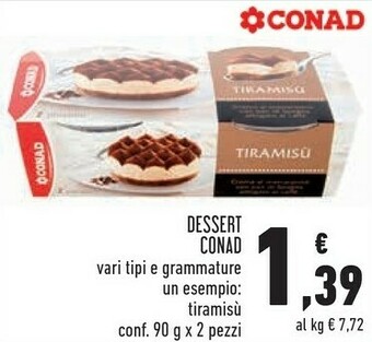 Conad Conad Dessert offerta