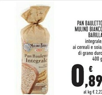 Conad Mulino Bianco Mulino Bianco - Pan Bauletto 400 g(ml) offerta