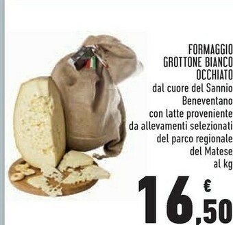 Conad Formaggio Grottone Bianco Occhiato offerta
