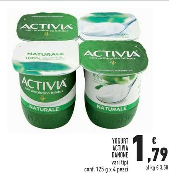 Conad Danone Yogurt Activia offerta
