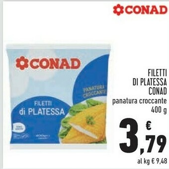 Conad Conad Filetti Di Platessa offerta