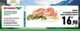 Conad TRANCIO DI SALMONE SUPERIOR CONAD PERCORSO QUALITÀ offerta
