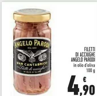Conad Angelo parodi Filetti Di Acciughe In Olio Di Oliva offerta