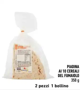 Conad PIADINA AI 10 CEREALI DEL FUMAIOLO 350 g offerta