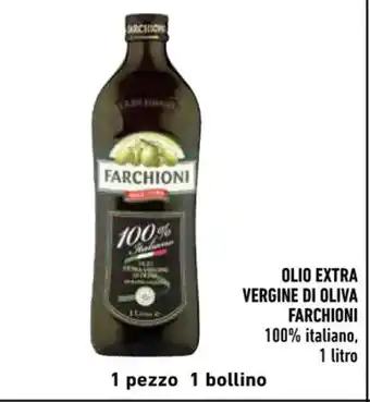 Conad OLIO EXTRA VERGINE DI OLIVA FARCHIONI 100% italiano, 1 litro offerta