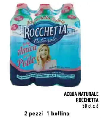 Conad ACQUA NATURALE ROCCHETTA 50 cl x 6 offerta