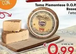 Despar Toma Piemontese Dop offerta