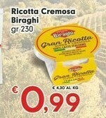 Despar Biraghi Ricotta Cremosa offerta